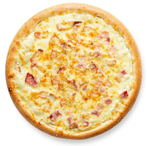 доставка карбонара 35 см(белый соус)